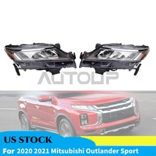LH+RH Headlight Headlamp For Mitsubishi Outlander Sport 2020-2021 Full LED