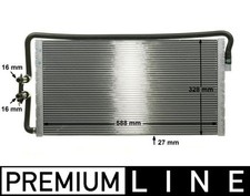 Niedertemperaturkühler Ladeluftkühler PREMIUM LINE MAHLE CR 1044 000P für BMW