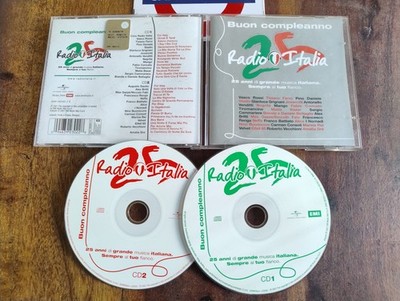 Radio Italien 25 Happy Birthday Becken/Eisen/Mango/Eiffel 65/Geschlagen 2X CD Sehr guter Zustand