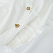 Simply Organic Bamboo Eco Friendly White Comforter And Duvet Full/Queen NICE