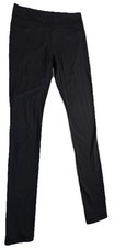 Womens Black Lululemon Leggings High Rise Full Length Activewear Size 4 LONG