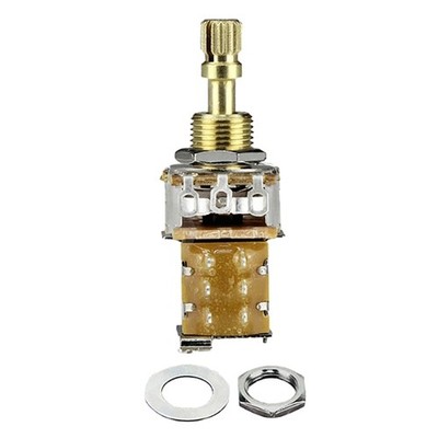 A250K B250K A500K B500K Mini Switch Potentiometer Linear Taper Pots Split Shaft