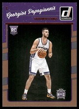 2016-17 Donruss #195 Georgios Papagiannis Sacramento Kings Rookie
