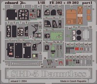 Eduard Accessories Fe302 - 1:48 Sbd-5 Dauntless - ÄTzsatz - Neu