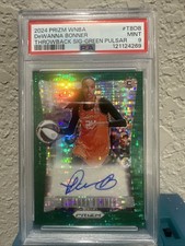 2024 Prizm WNBA  DeWanna Bonner Throwback Signatures Green Pulsar 2/25 AUTO