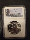 1964 KENNEDY HALF DOLLAR NGC PROOF PF 67 GRADED COIN