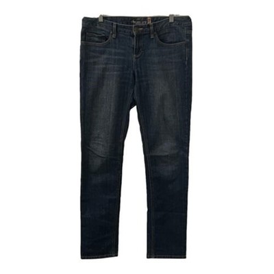 American Rag Cie Womens Skinny  Denim Blue Jeans Low Rise Medium Wash Size 11R