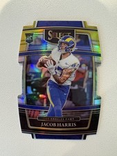 Jacob Harris 2021 Panini Select #80 Black and Gold Prizm Die Cut RC TY1