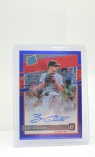 2020 Panini Donruss Optic - Rated Rookie Signatures Zac Gallen #RRS-ZG Blue Mojo