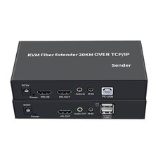 1920X1080P @60Hz HDMI KVM Fiber Extender over SC Fiber Optical Cable to 20Km D