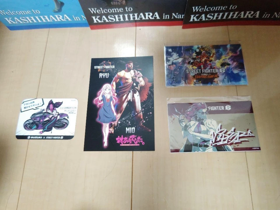 Street Fighter TGS2025 Flyer Set Ryu Ken ChunLi Viper Stickers 5 pcs - Image 2 of 4