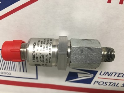 WEBTEC FT9874-10K0 Pressure Transmitter, 0-10000 psi , 4-20mA, New, Warranty