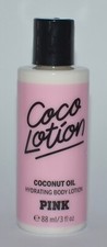 VICTORIA'S SECRET PINK COCO LOTION BODY HAND CREAM 3 OZ COCONUT OIL TRAVEL SIZE
