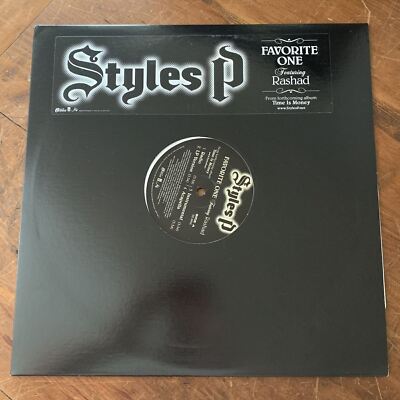 STYLES P FAVORITE ONE FEAT RASHAD FROM TIME IS MONEY VINYL PROMO SINGLE 1-54