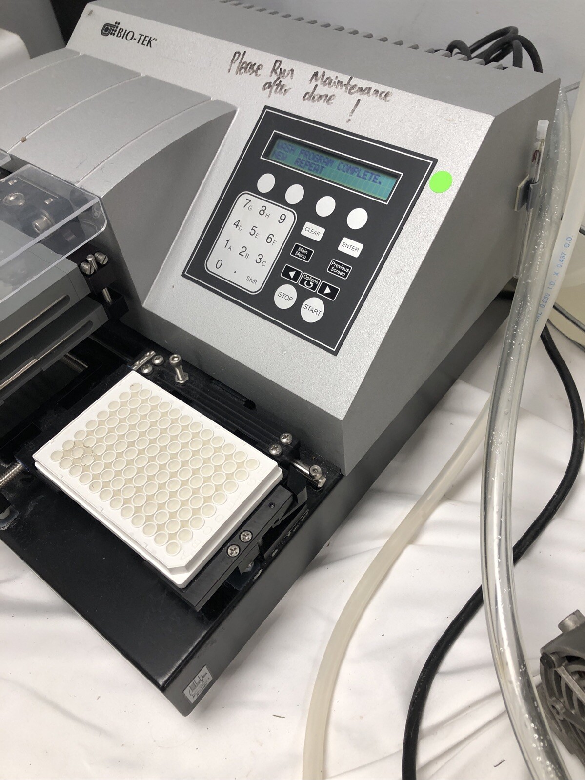 BioTek ELx405 Select CW ELX405UCWSMF Microplate Washer and Vacuum Pump