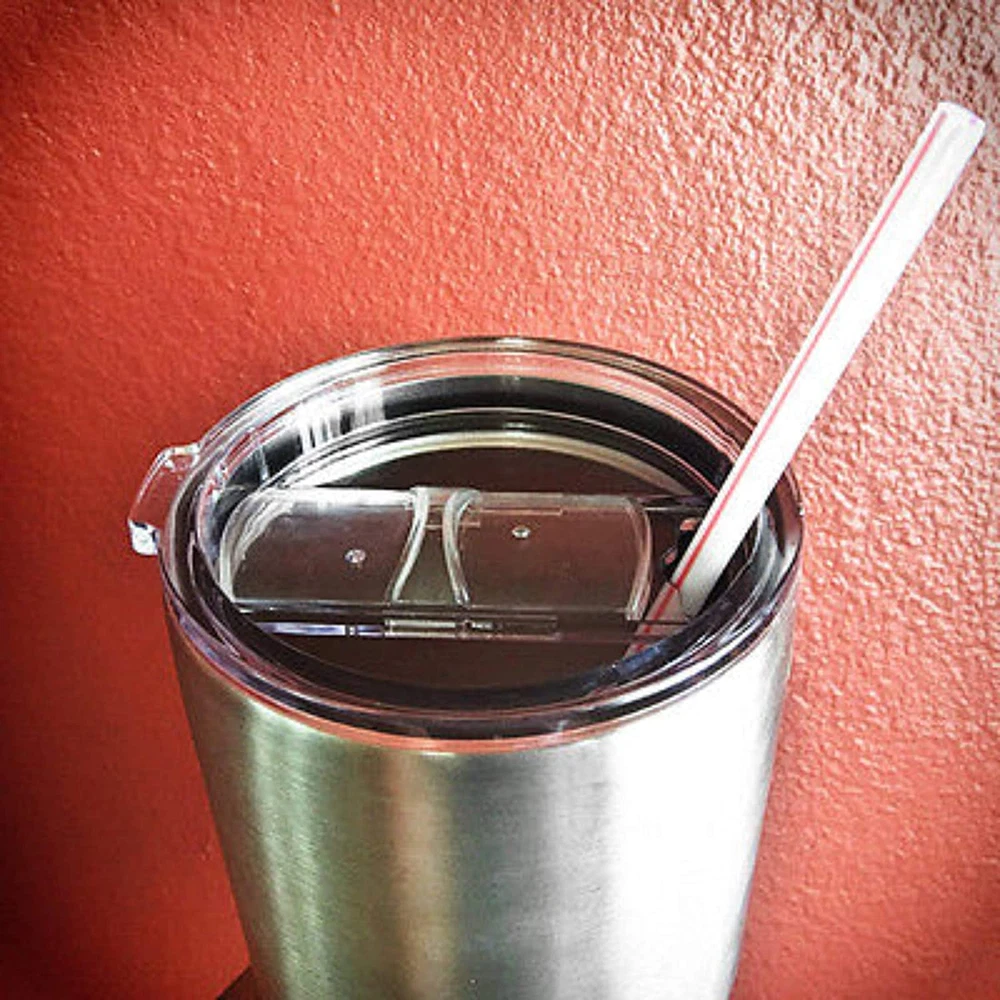 Tumbler Lid Compatible for 20 Oz Yeti and More Cooler Cup, Splash Proof Open - C