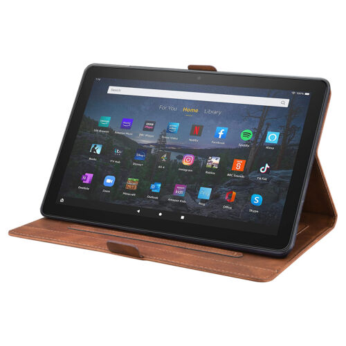 Estuche abatible con soporte de cuero mariposa 11ª generación 11ª generación para Amazon Kindle Fire HD 10 Plus - Imagen 5 de 40