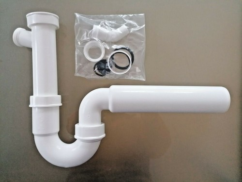 Spülen Sifon 1 1/2" Geräteanschluss Siphon Ablaufgarnitur Abfluss Spüle Küche - Bild 2 von 13