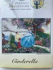 CINDERELLA Cross-Stitch The Disney Dreams Collection New/Sealed Kit #52553 5"x7"