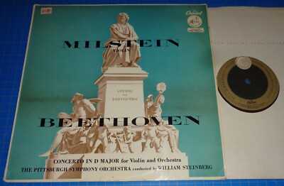 Nathan Milstein/Steinberg BEETHOVEN Violin Concerto - Capitol P 8313 UK Pressing