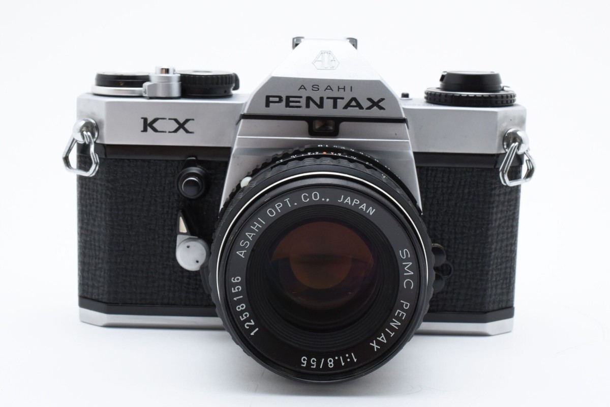 ★極上★PENTAX KX シルバー SMC PENTAX 55mm f1.8 Near Mint] Pentax KX Silver 35mm SLR Film Camera SMC 55mm f1