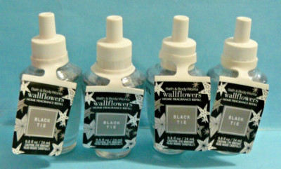Bath & Body Works Wallflower ''BLACK TIE'' refills x4