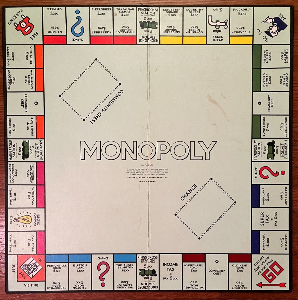 Vintage British Monopoly 1960's London & Leeds -John