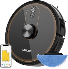 AIRROBO T9 Robot Vacuum and Mop Combo, Robotic Vacuum with Lidar Navigation