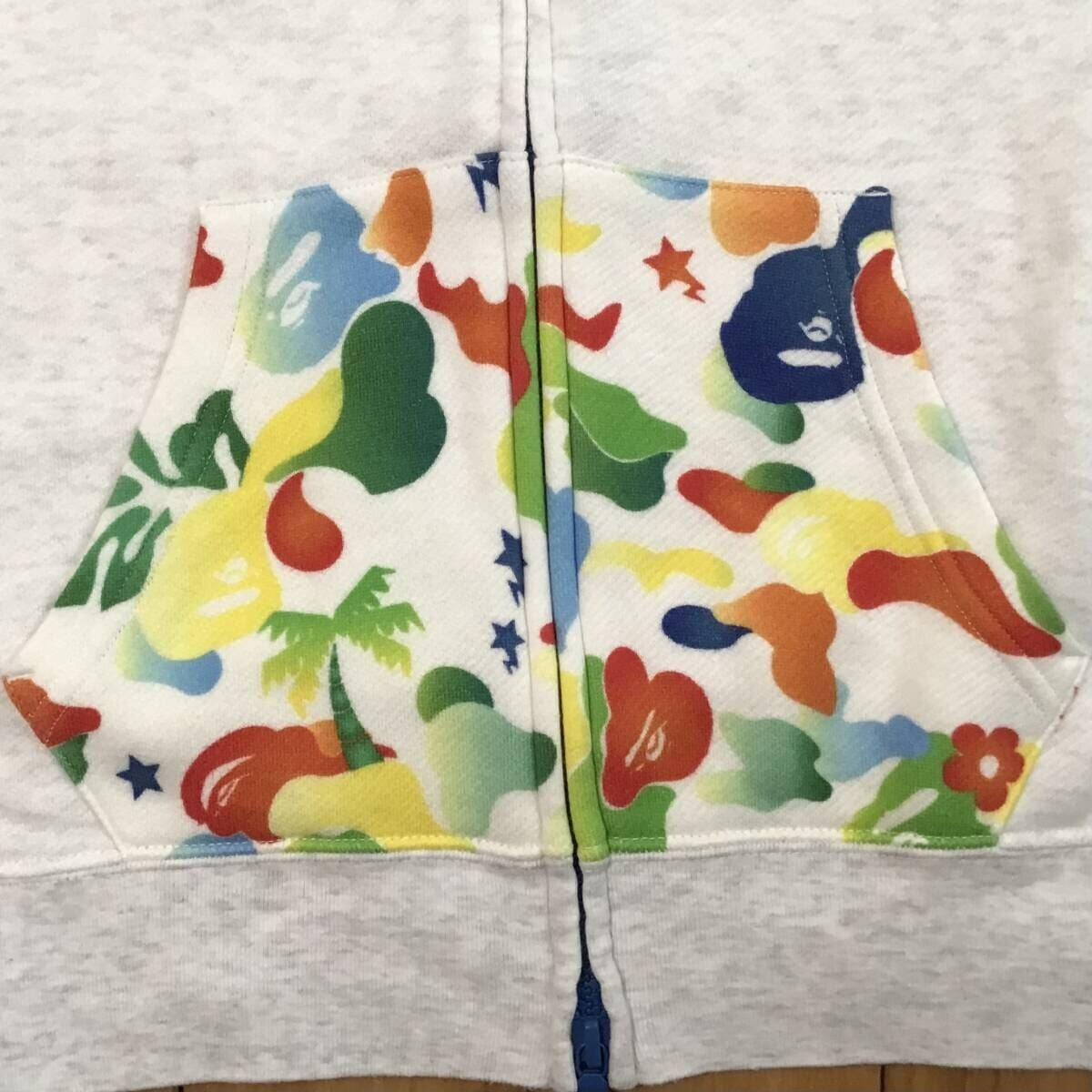 Tropical BAPE camo Shark full zip hoodie ladies A Bathing Ape Size