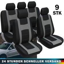 5-Sitzer Universal Auto Sitzbezüge Sitzbezug Komplettset Schonbezug Schwarz