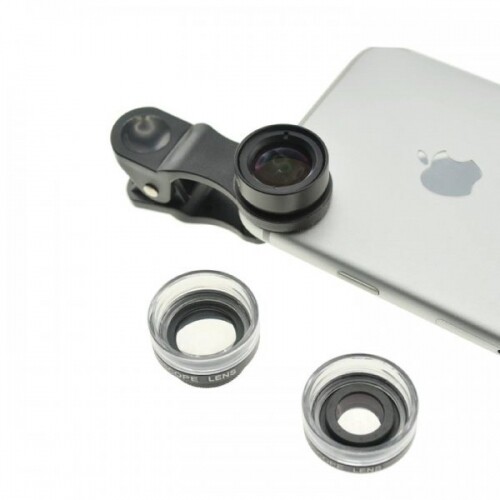 Macro Lens 3er Set Filter with Clip And Case for Smartphone - Zdjęcie 3 z 4