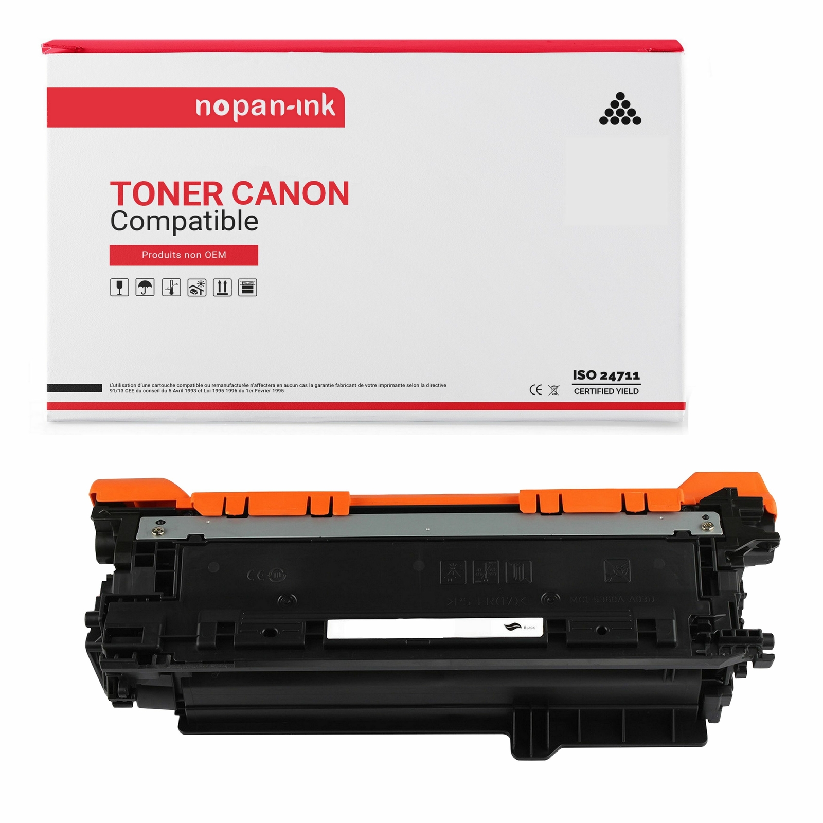 Toner EP723 BK Noir CE250 pour Canon - Impression Fluide et Noir Profond