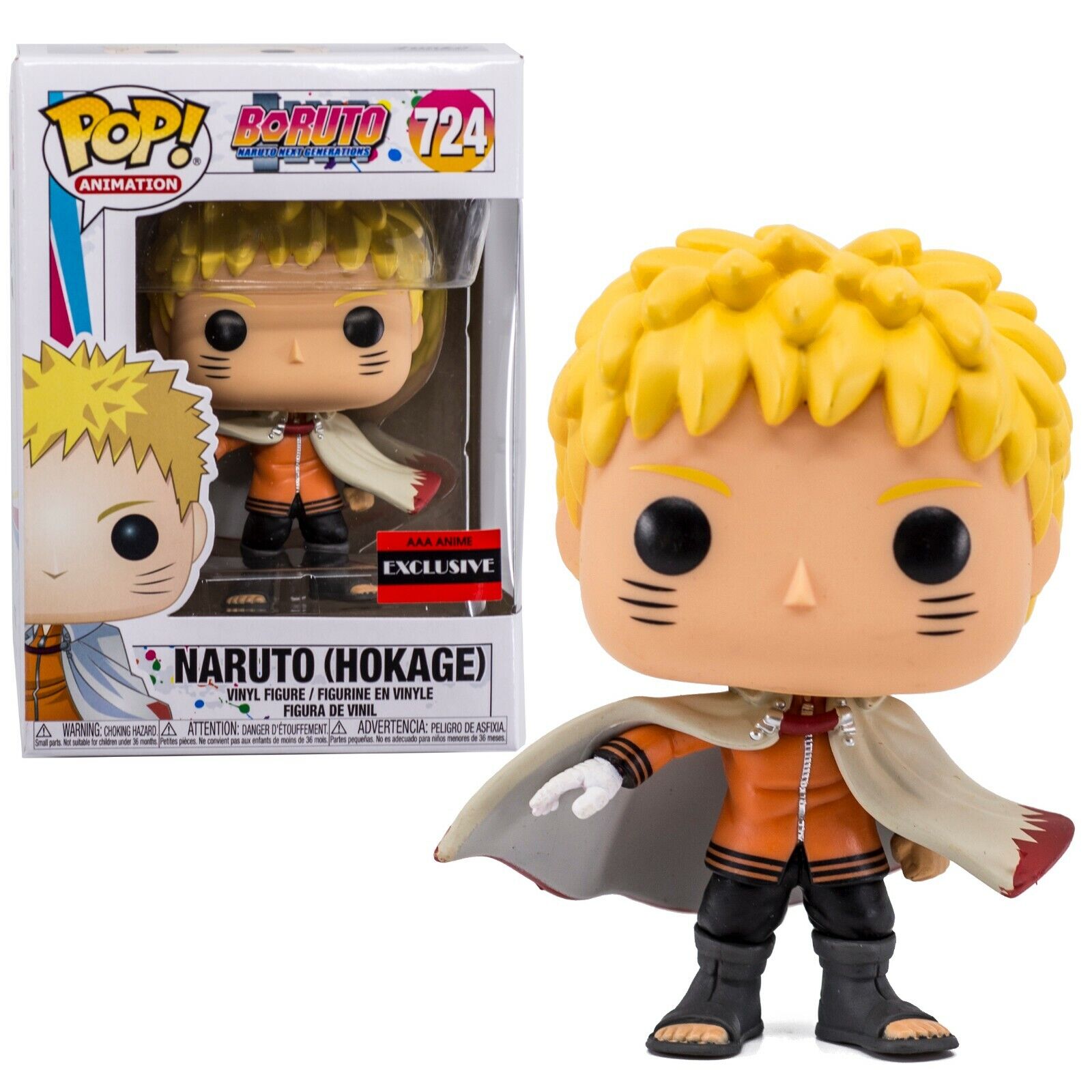  Funko Boruto Naruto (Hokage) Pop Figure (AAA Anime Exclusive) :  Toys & Games