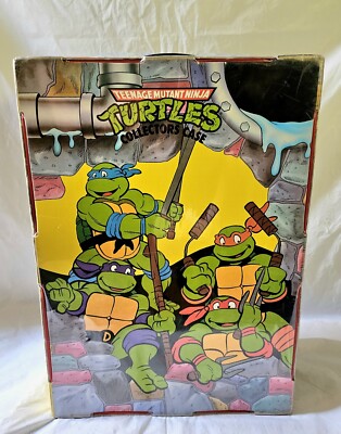 Teenage Mutant Ninja Turtles Deluxe Collectors Case 1990 VG Cond