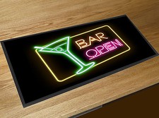 Cocktail Bar open Bar runner counter mat Pubs Clubs & Cocktails Bars Home Bars