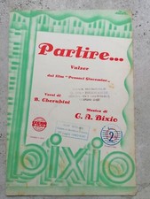 ANTICO SPARTITO MUSICALE PARTIRE... ENTRA ALTRE FOTO ,