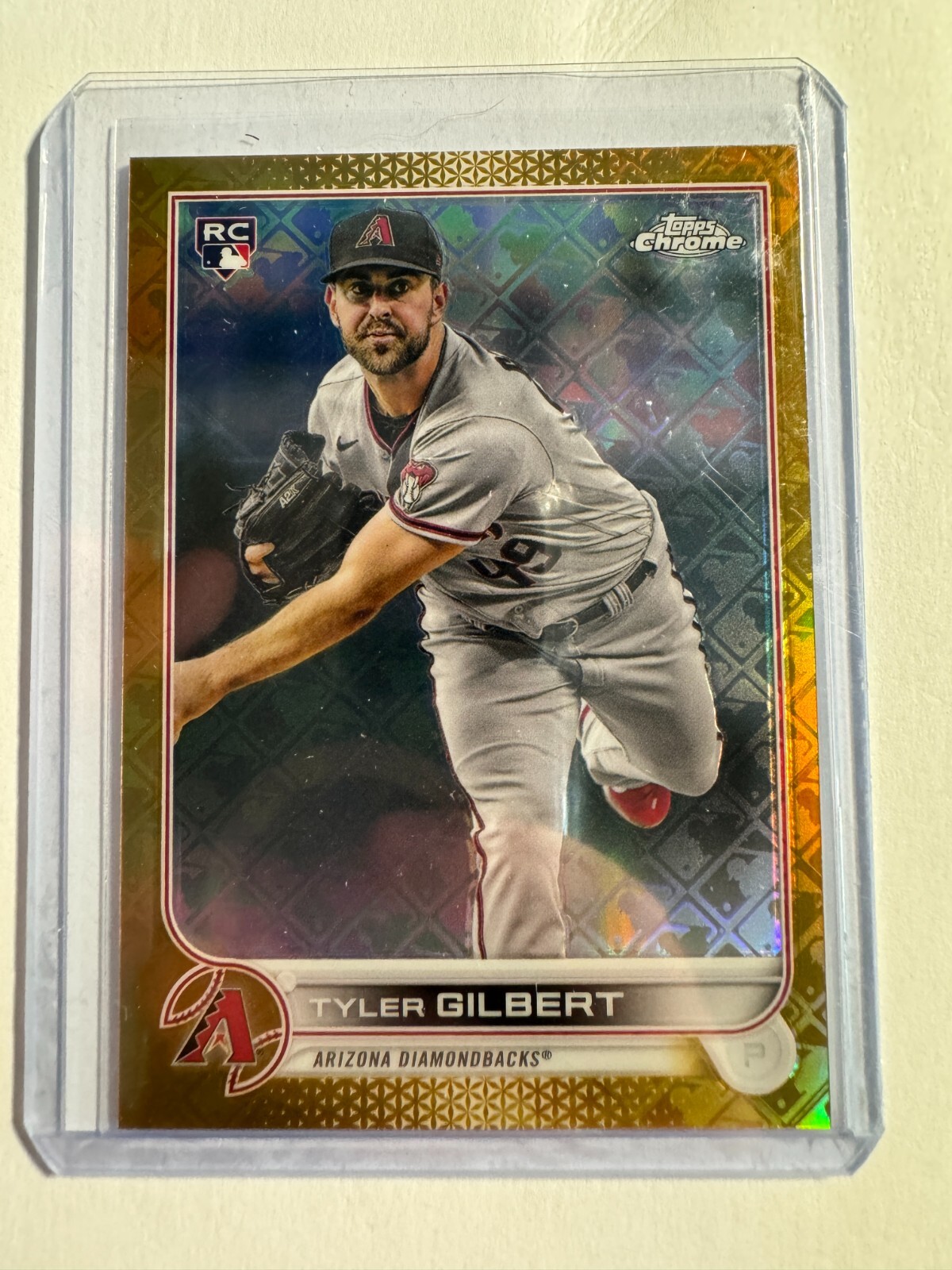 K143,468 - 2022 Topps Chrome Logofractor Gold #71 Tyler Gilbert #/50