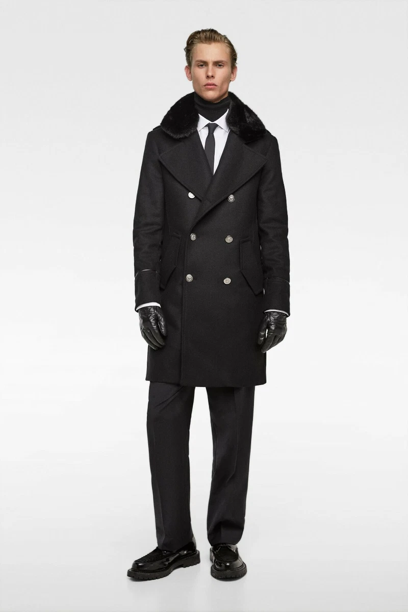 Menswear coat zara cheap