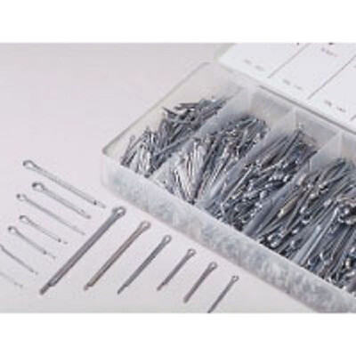 Set of 5 Cotter Pin Assortment 560 Pieces