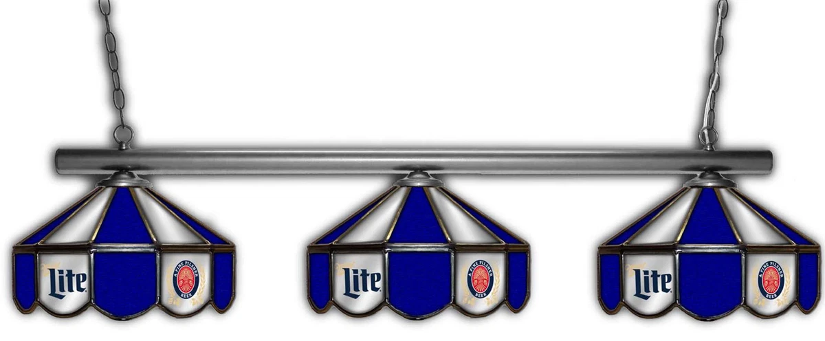 All american lamps miller lite stained glass mirror deals