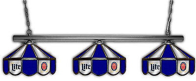 Miller Lite Beer Billiards Stained, Miller Lite Dallas Cowboys Pool Table Light