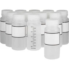Dynalab 250mL Graduated Write-On Bottles Pkg. of 12