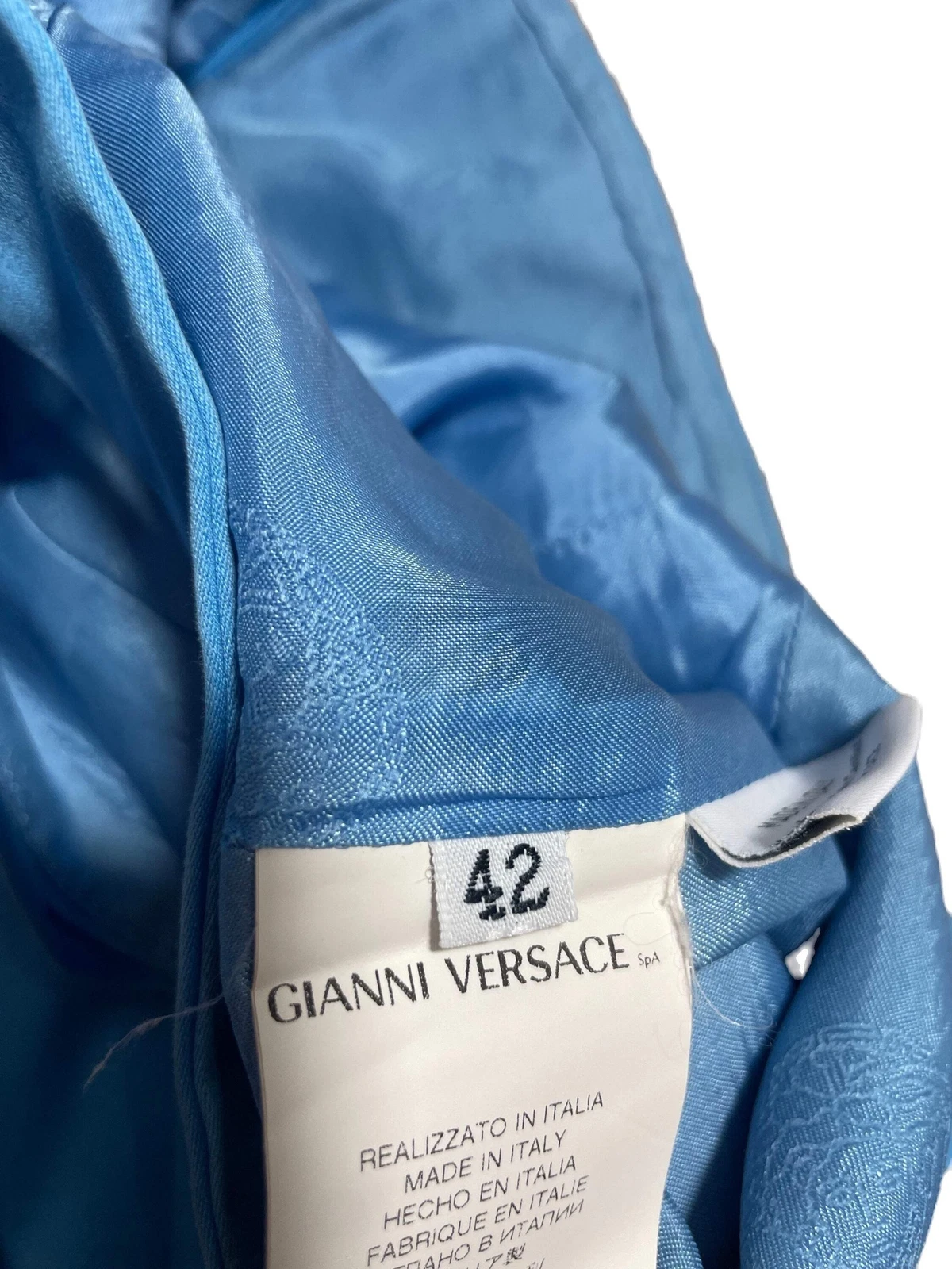 Abito Versace monospalla UK 8