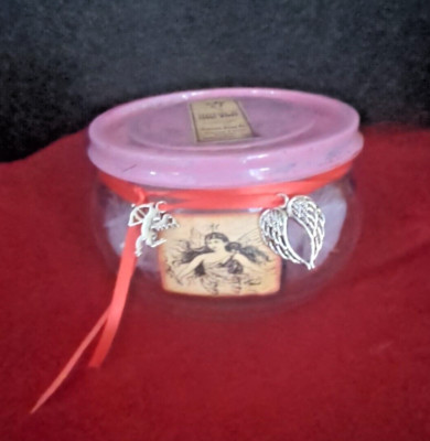 Valentine's Decor, Love Potion Bottle, Angels, Pink, Cupid, Witch's Apothecary