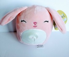 NWT Squishmallows 5 BOP Pink BUNNY Easter Shiny Tummy Kellytoy Plush Target Ex.
