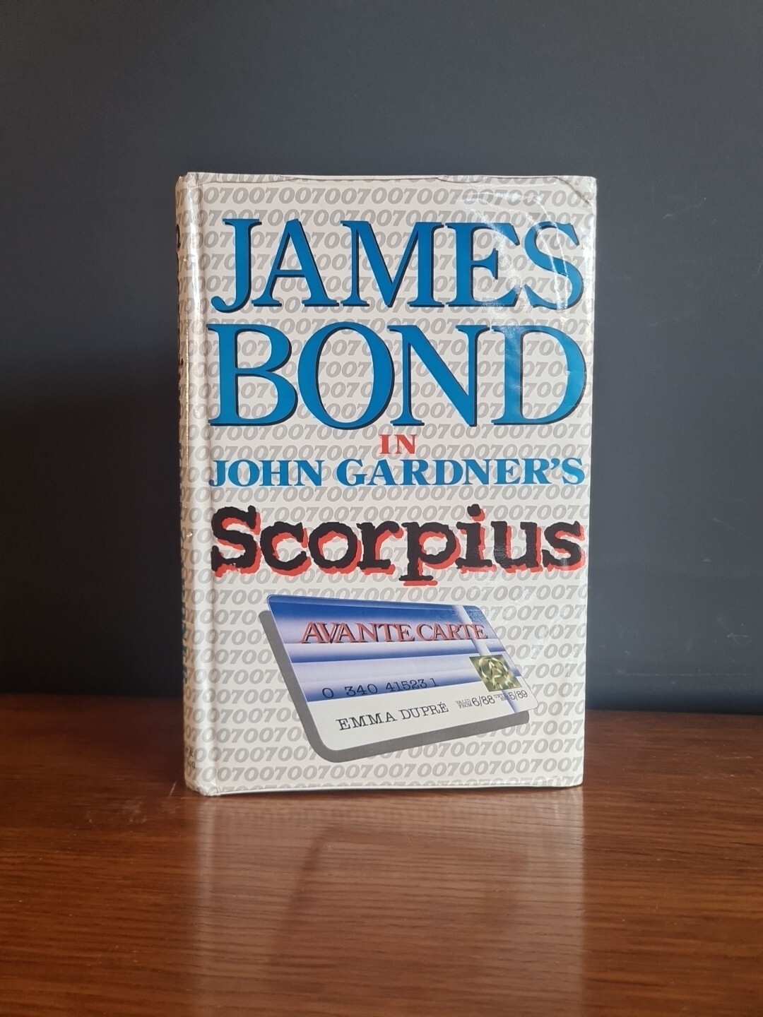 1st edition James Bond in Scorpius by John Gardner (Hardcover, 1988 Hodder