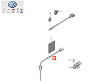 Original VW/AUDI 04L906088DH Sensor, Abgastemperatur AUDI SEAT SKODA VOLKSWAGEN