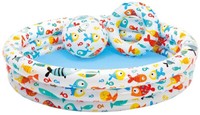 Intex 59469 Fishbowl Pool Set Kinder Aufstellpool Planschbecken Bunt 132 X 28 Cm