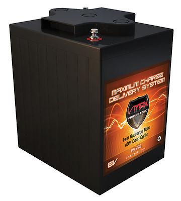 VMAX V6-225 Golf Cart E-Z-GO Shuttle 4 (Electric) Comp. 6V 225AH AGM Battery