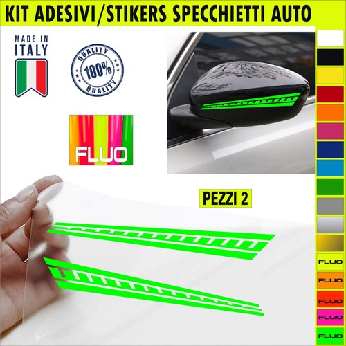 2 Adesivi SCACCHIERA RACING Specchietti Retrovisori Stripes Strisce Fasce c 2217 - Foto 52 di 52